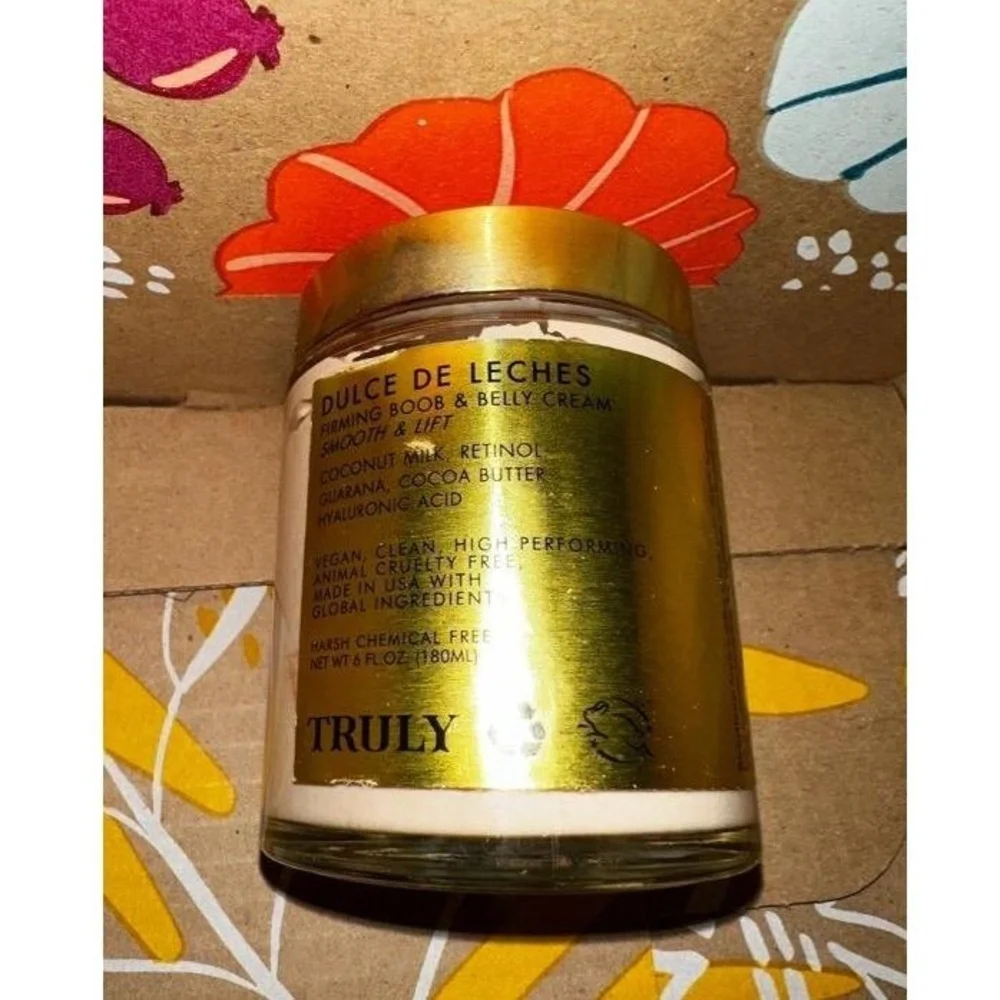 Truly Skin Cream Dulce de leches Firming Lifting Clean Vegan Hydrating‎ body
